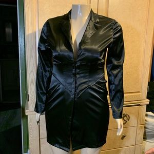 Black Satin Dress🥀